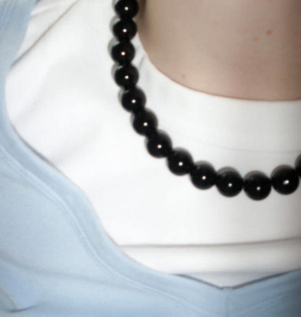 Elsa necklace black