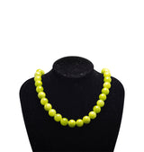 Elsa necklace green jade