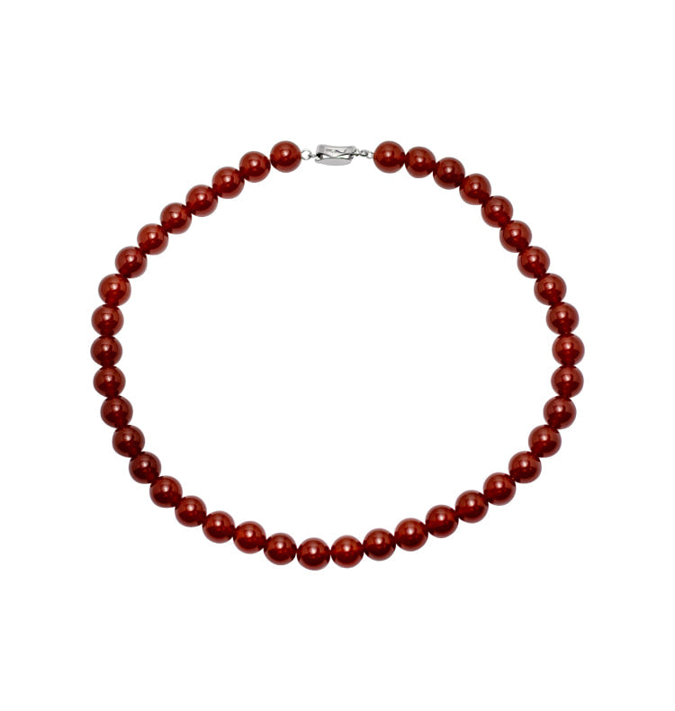 Elsa necklace red