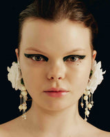 Emilia earrings white