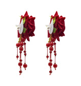 Emilia earrings red