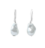 Evgenia shell earrings white