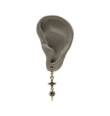 Fairy Single Earring Gold/Black