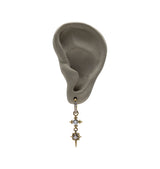 Fairy Single Earring Gold/Clear