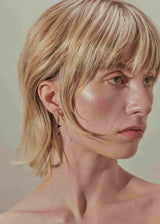 Fairy Single Earring Silver/Black