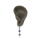 Fairy Single Earring Silver/Black