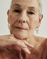 Felicia earrings champagne gold