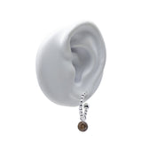 Felicia earrings champagne silver