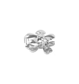 Flower hair clip silver