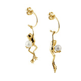 Frog earrings