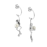 Frog earrings