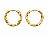Tuva mid earrings gold