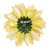 Glossy pin -  creamy yellow