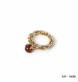 Månadssten Ring Brass