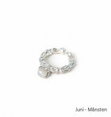 Månadssten Ring Silver