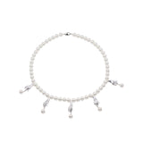 High five necklace silver