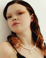 High five necklace silver