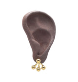 I Am In Love Earrings Gold