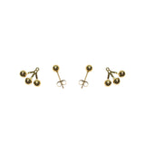 I Am In Love Earrings Gold