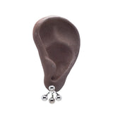 I Am In Love Earrings Silver