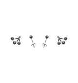 I Am In Love Earrings Silver