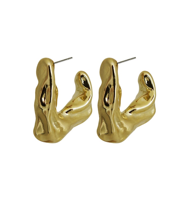 Inga earrings gold