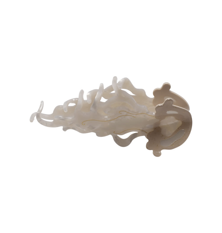 Jellyfish hair clip creme