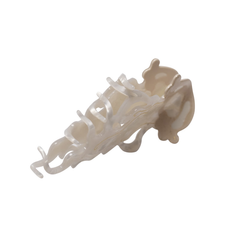 Jellyfish hair clip creme