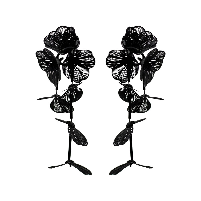 Jessica earrings black