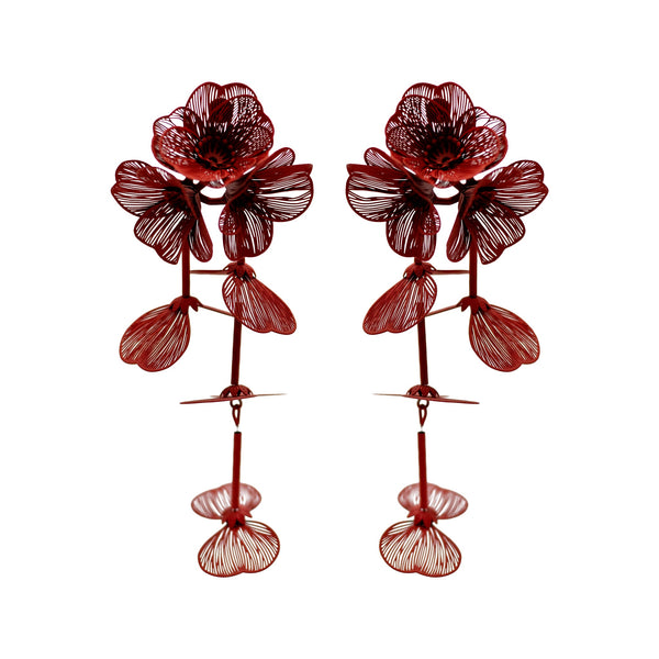 Jessica earrings red