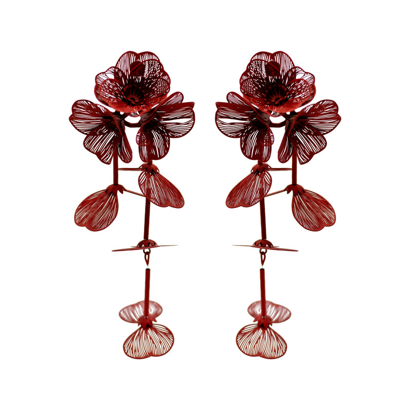 Jessica earrings red
