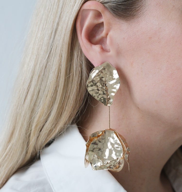 Kenya earrings gold