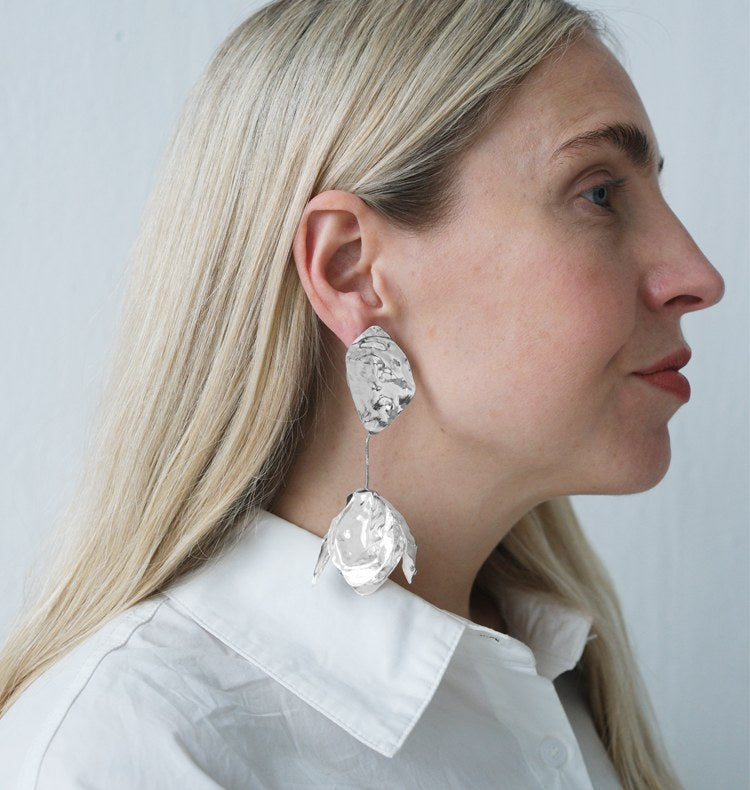 Kenya earrings silver