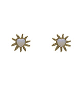 La La Land Earrings Gold / Clear