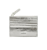 Laney card wallet metallic silver
