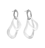 Loops earrings silver