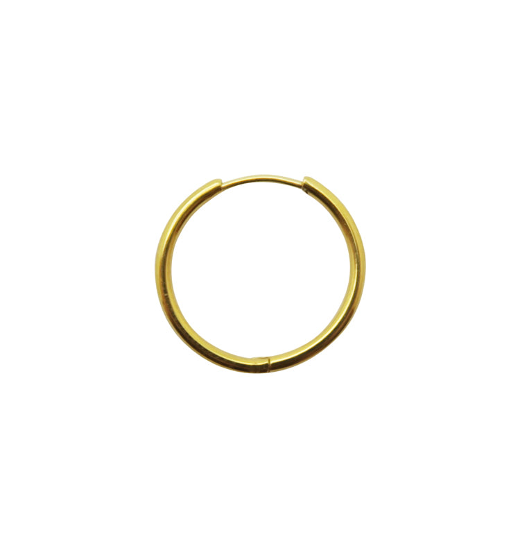 Lord gold single earring 17mm