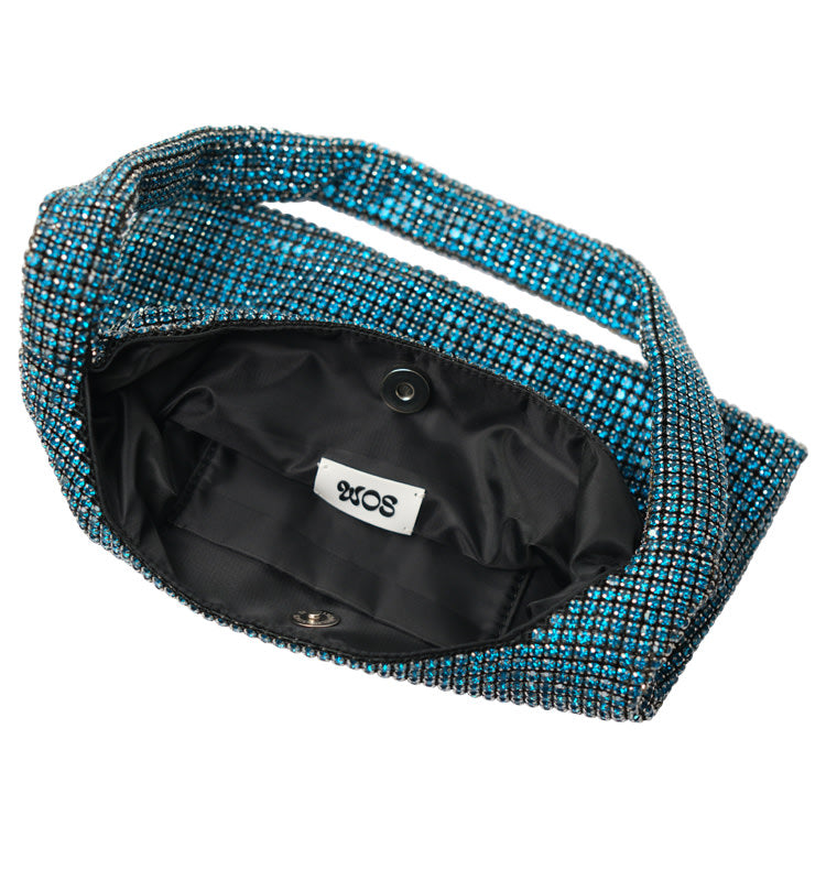Lotti bag blue glitter WOS - Main Image