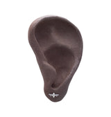 Luna Stud Single Earring Steel