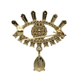Luzia brooch gold