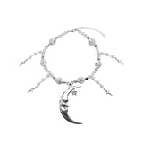 Moon Necklace Silver