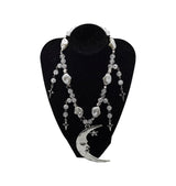 Moon Necklace Silver