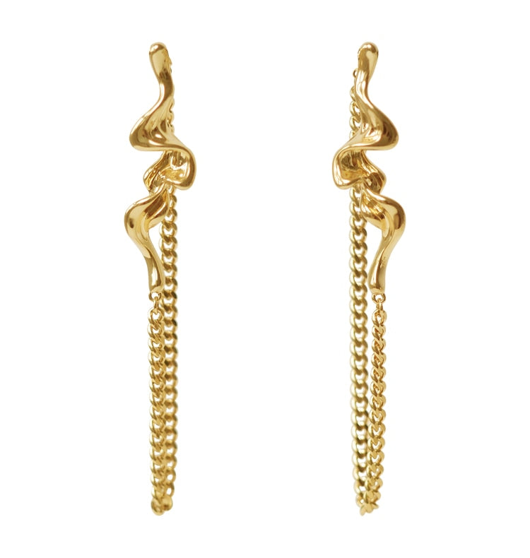 Nastasia earrings gold