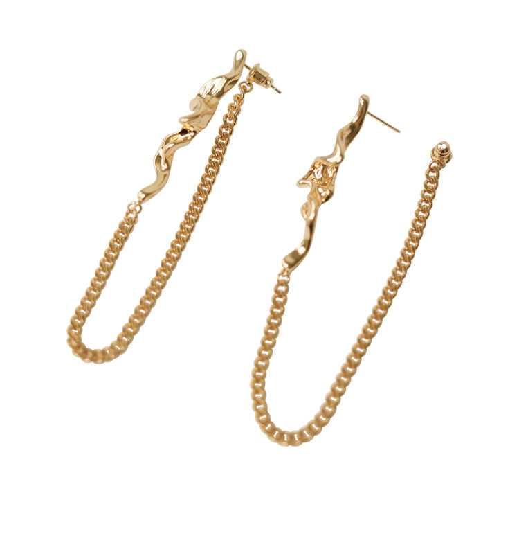 Nastasia earrings gold