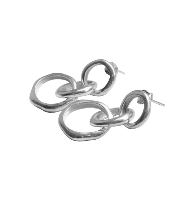 NO STRINGS earrings silver