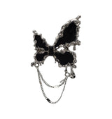 Papillon brooch silver