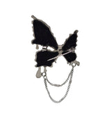 Papillon brooch silver