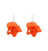 Petal earrings red