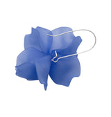 Petal earrings blue