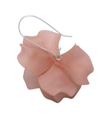 Petal earrings pink